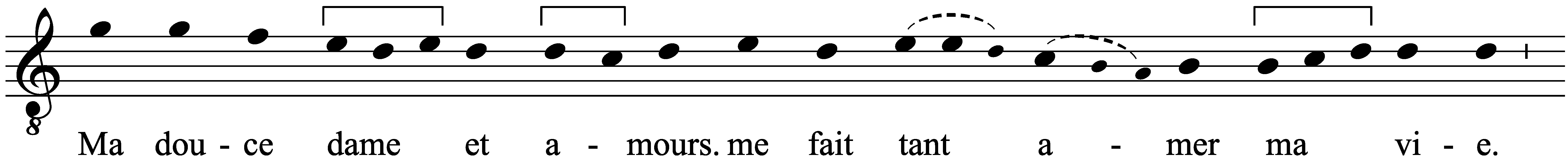 Work musical notation